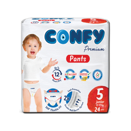 پوشک شورتی کانفی سایز 5 بسته 24 عددی