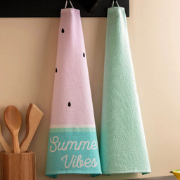 حوله آشپزخانه ال سی دابلیو هوم مدل summer مجموعه 2 عددی