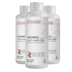 شامپو ضد ریزش مو زکابر مدل کراتین حجم 500 میلی لیتر