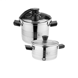 زودپز دوقلو kst مدل کلیپسی کد 6985 گنجایش 6 لیتر