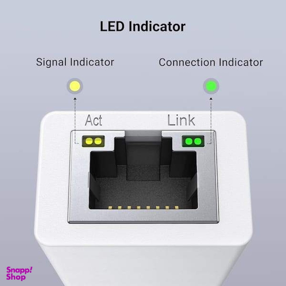 تبدیل USB 2.0 به Ethernet یوگرین مدل CR110 کد 20253