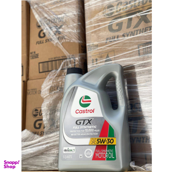روغن موتور خودرو بنزینی کاسترول مدل GTX SP 5W-30 حجم 4.73 لیتر