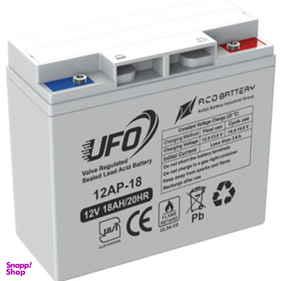 باتری UPS ضد اشتعال یوفو 18 آمپر کد AP