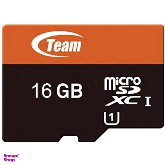کارت حافظه تیم گروپ مدل MicroSDHC U1 Class 10 کد 001 ظرفیت 16 گیگابایت