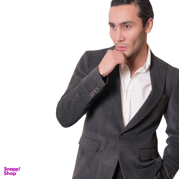 کت تک مردانه مدل SSTTR رنگ طوسی