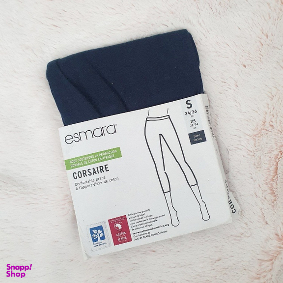 شلوارک زنانه اسمارا کد Z-HC54 رنگ سرمهای