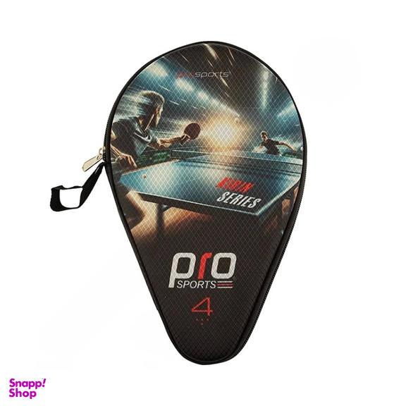 راکت پینگ پنگ پرو اسپرتز مدل 4 ستاره دسته FL به همراه کاور