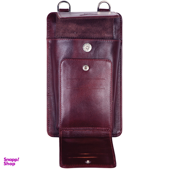 کیف گردنی چرم بارز مدل DG73