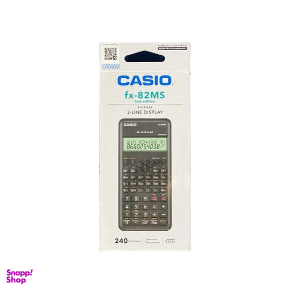 ماشین حساب کاسیو مدل FX-82MS 2nd Edition کد 4122