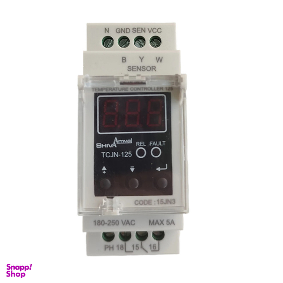 ترموستات کنترلر دما شیوا امواج مدل TCJN-125 کد 15JN3 بسته 3 عددی
