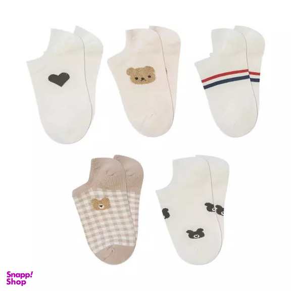 جوراب زنانه مادر مدل سالی بسته 5 عددی