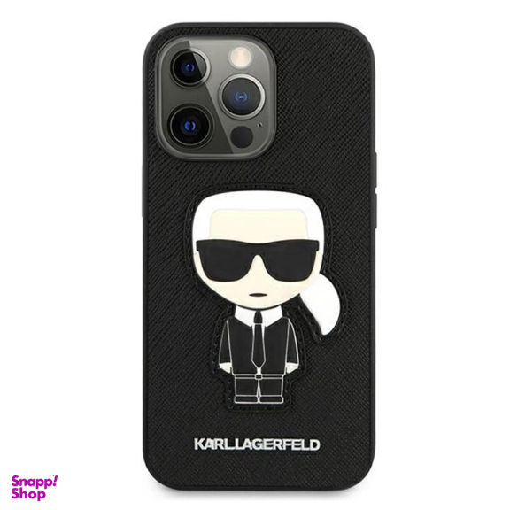 کاور موبایل کارل لاگرفلد مدل Leather Case مناسب اپل iPhone 13 Pro