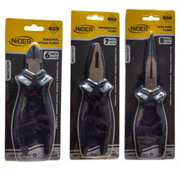 انبر دست و سیم چین و دم باریک نیدر مدل AJ-NDR-3PACK