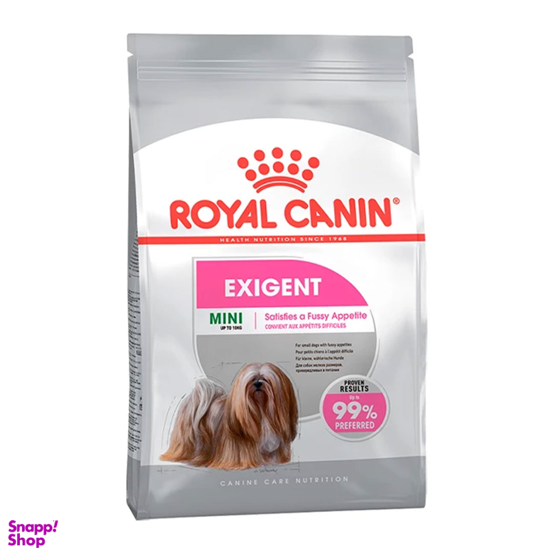 غذای خشک سگ رویال کنین مدل Mini Exigent وزن 3 کیلوگرم