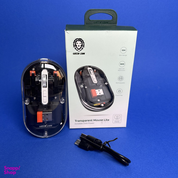 ماوس بی سیم گرین لاین مدل Transparent Mouse Lite GL-RM6