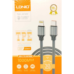 کابل تبدیل USB-C به لایتنینگ الدینیو مدل LC441i طول 1 متر