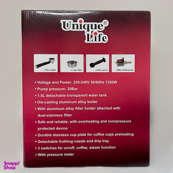 اسپرسوساز یونیک لایف مدل UL-6928