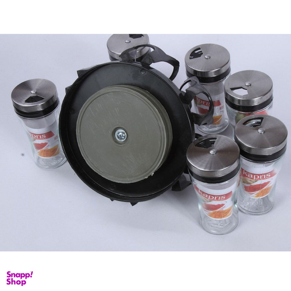 ست جای ادویه 6 پارچه کاپریس مدل پارادایس کد 12663