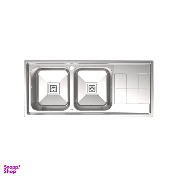 سینک ظرفشویی استیل کن مدل 9102s روکار