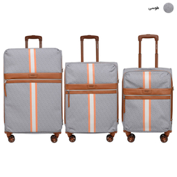 چمدان دی کی ان وای مدل SIGNATURE STRIPE ST2 مجموعه سه عددی