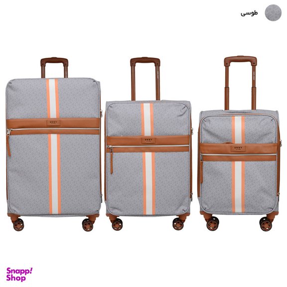 چمدان دی کی ان وای مدل SIGNATURE STRIPE ST2 مجموعه سه عددی