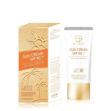 کرم ضد آفتاب استلین مدل ضد پیری SPF 90 وزن 60 گرم