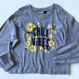 ست تیشرت و شلوار دخترانه پیپرتس کد 1520 رنگ طوسی