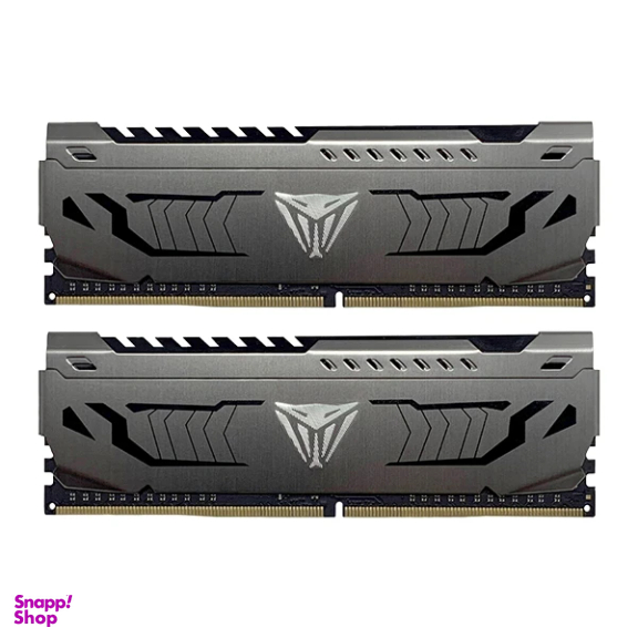 رم دسکتاپ دو کاناله 4133 مگاهرتز CL19 پتریوت مدل Viper Steel ظرفیت 8 گیگابایت بسته 2 عددی