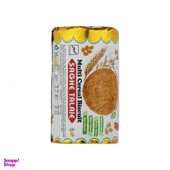 بیسکویت چند غله استوانه ساقه طلايی مینو وزن 220 گرم