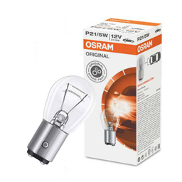 لامپ خطر 2 کنتاکت اسرام مدل پایه P21/5W بسته دو عددی