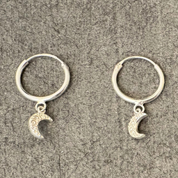 گوشواره نقره زنانه گیرا مدل Moon کد G683