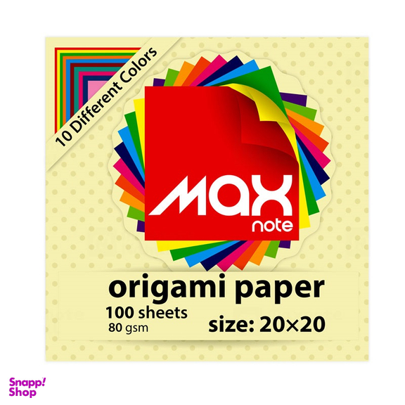 کاغذ اوریگامی 100 برگ مکث نوت کد 9779 سایز 20×20