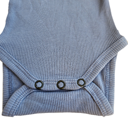 بادی نوزادی نیم ایت کد 10253 رنگ آبی طوسی