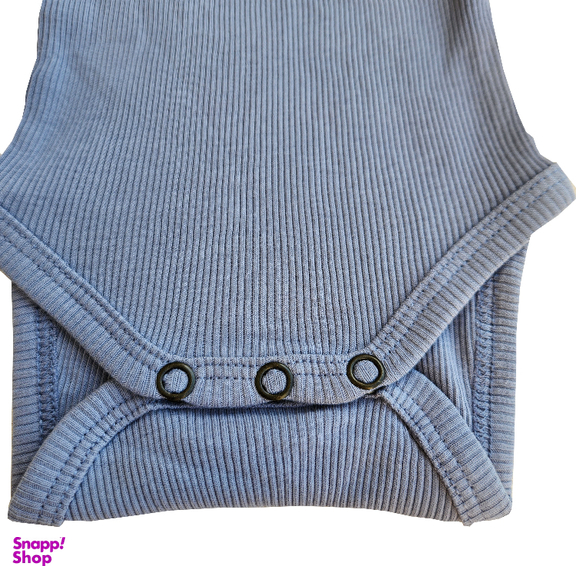 بادی نوزادی نیم ایت کد 10253 رنگ آبی طوسی