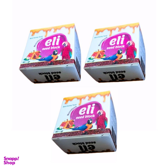 تشویقی پرنده الی مدل مخلوط عسلی کد 1007 بسته 3 عددی