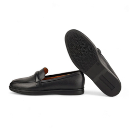 کفش زنانه چرم کاکتوس مدل WS۱۰۵۵ رنگ مشکی