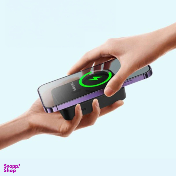 پاوربانک مغناطیسی 20 وات بیسوس مدل PPCXM20 ظرفیت 20000 میلی آمپر ساعت