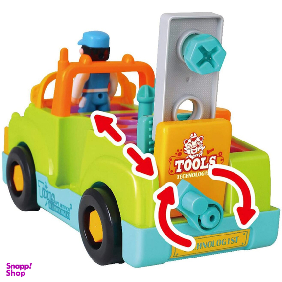 ماشین ابزار موزیکال و چراغدار هولی تویز مدل 6109 Little Mechanic Tool Truck with Light and Music