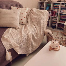 شال مبل و تخت مدل دیانا سایز 175×145 سانتی متر