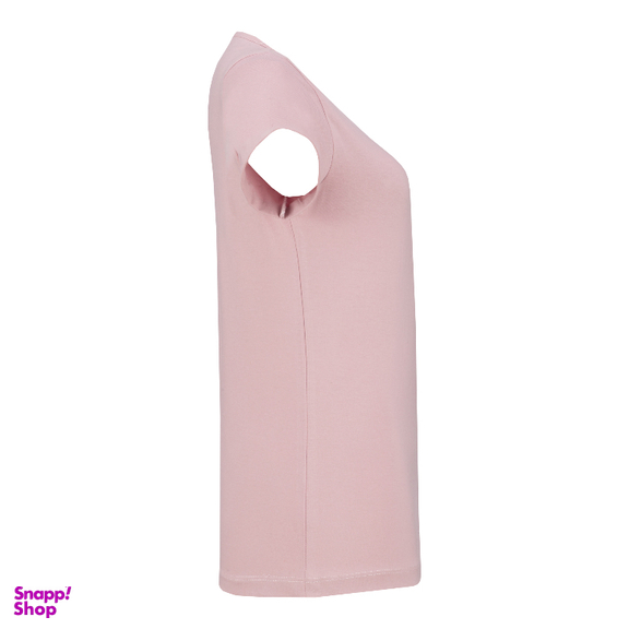 ست تیشرت و شلوارک راحتی زنانه کد 1029 رنگ صورتی