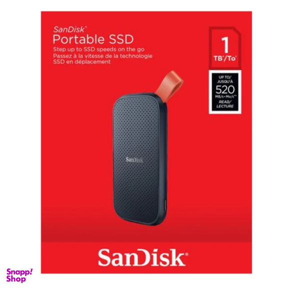 حافظه اس اس دی اکسترنال سن دیسک مدل PORTABLE E30 ظرفیت 1 ترابایت