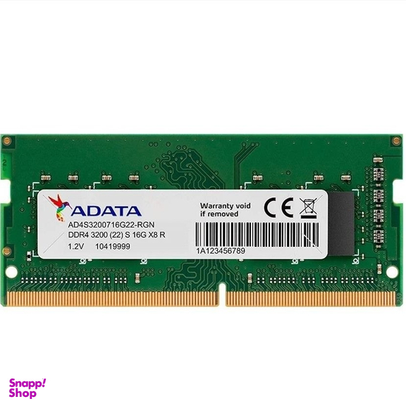 رم لپ تاپ DDR4 تک کاناله 3200 مگاهرتز CL22 ای دیتا مدل Premier ظرفیت 8 گیگابایت