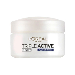 کرم آبرسان شب لورآل مدل Triple Active 24H حجم 50 میلی‌ لیتر