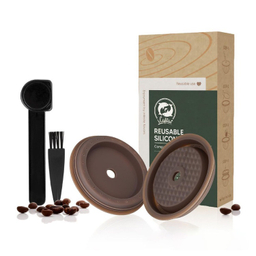 درپوش سیلیکون کپسول قهوه قابل شارژ نسپرسو مدل Silicone Lid بسته 2 عددی