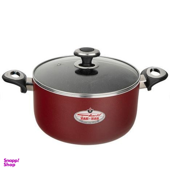 قابلمه گرانیتا زرساب با در شیشه ای مدل GT-424 سایز 24