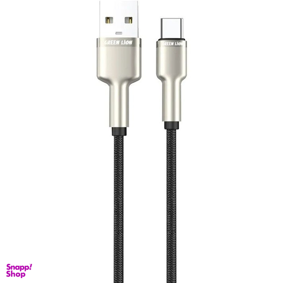 کابل شارژ 18 وات USB به Type-C گرین لاین مدل Zinc Alloy Cable طول 1 متر