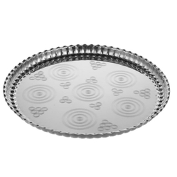 سینی مدل لب کنگره استیل کد 079