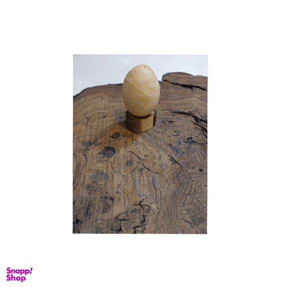 تخم مرغ چوبی منبت کاری مدل تزیینی کد TO001