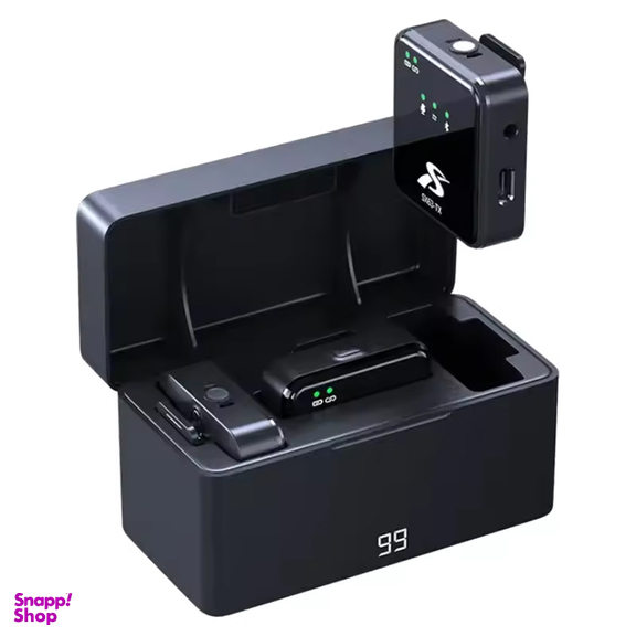 میکروفون بی سیم یقه ای مدل SX63 مجموعه 3 عددی