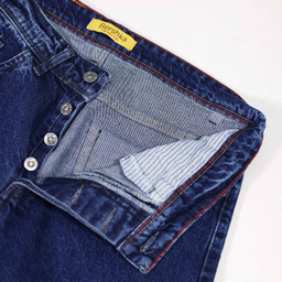 شلوار مام فیت مردانه کد 4055 رنگ آبی تیره